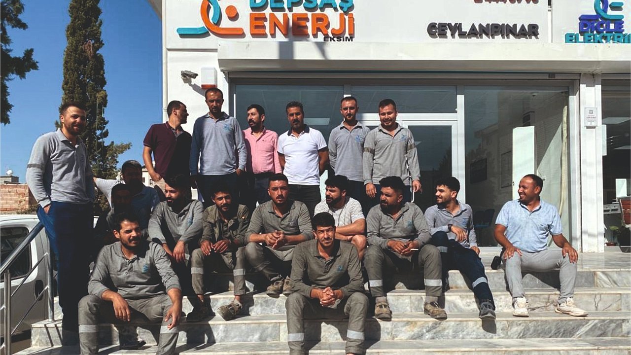 Direnen işçilere DEDAŞ'tan yeşil ışık