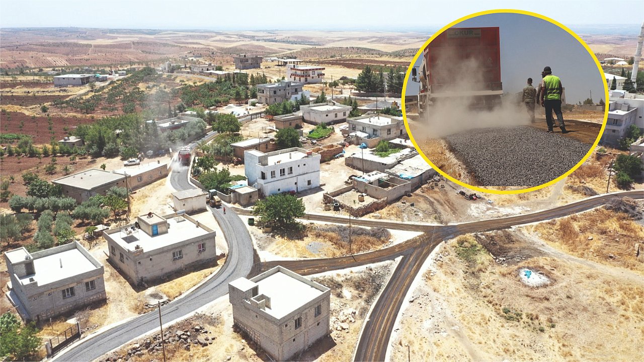 Karaköprü'de yol seferberliği