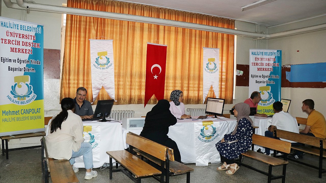 Üniversite adaylarının tercihi Haliliye