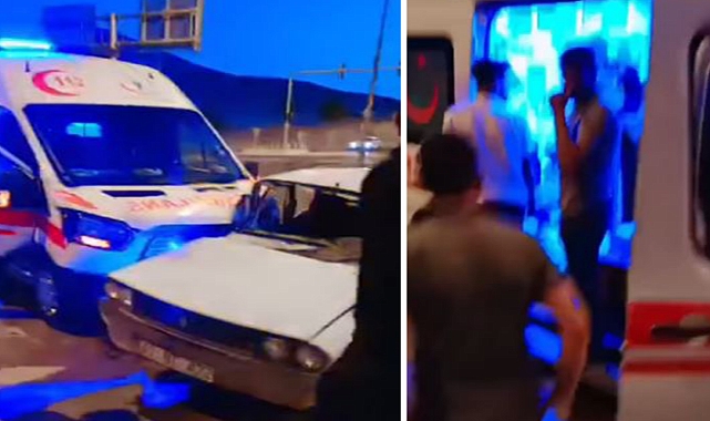 Urfa’da ambulans ile otomobil çarpıştı