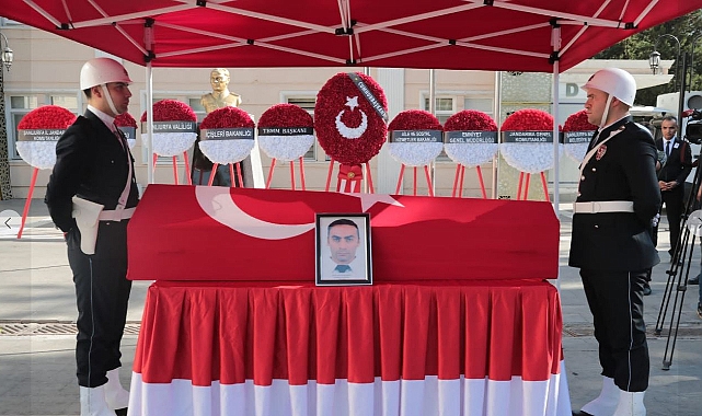 Polis memurunun naaşı memleketine uğurlandı