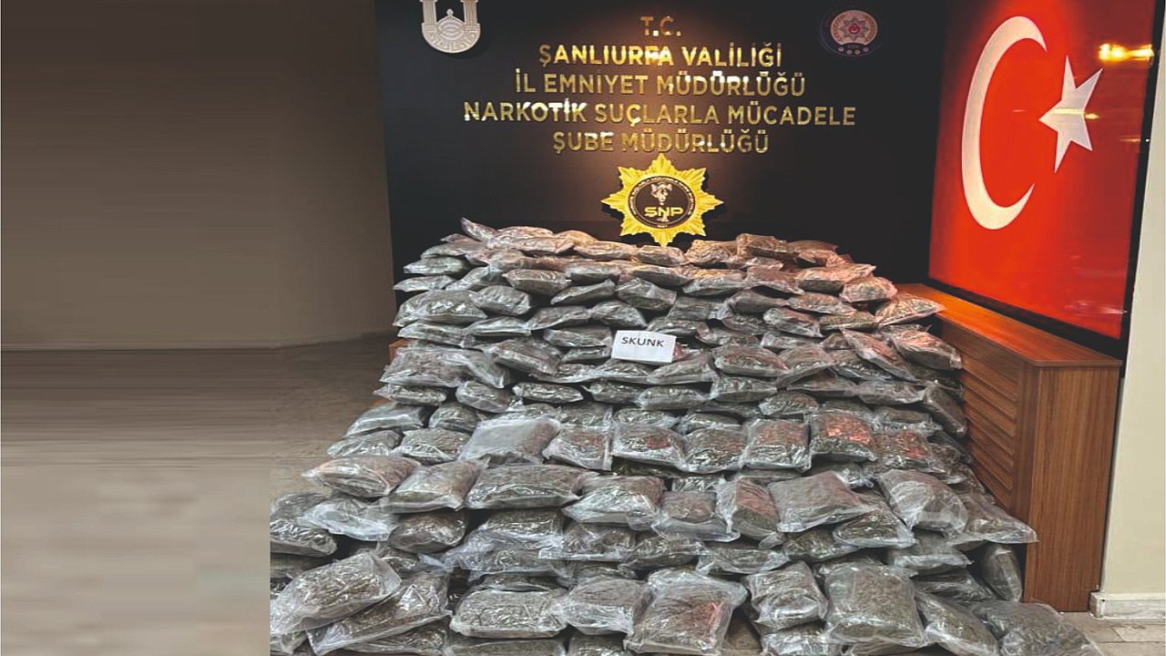 Urfa polisinden rekorluk operasyon