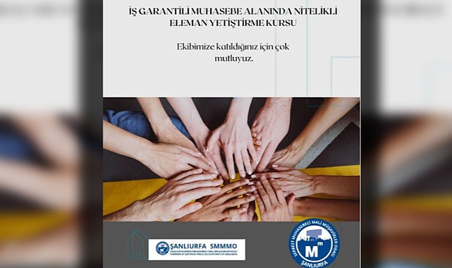 Urfa Mali Müşavirler Odası’ndan önemli çalışma