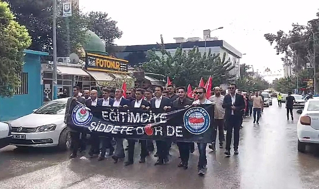Akçakale'de şiddete karşı tek yumruk oldular