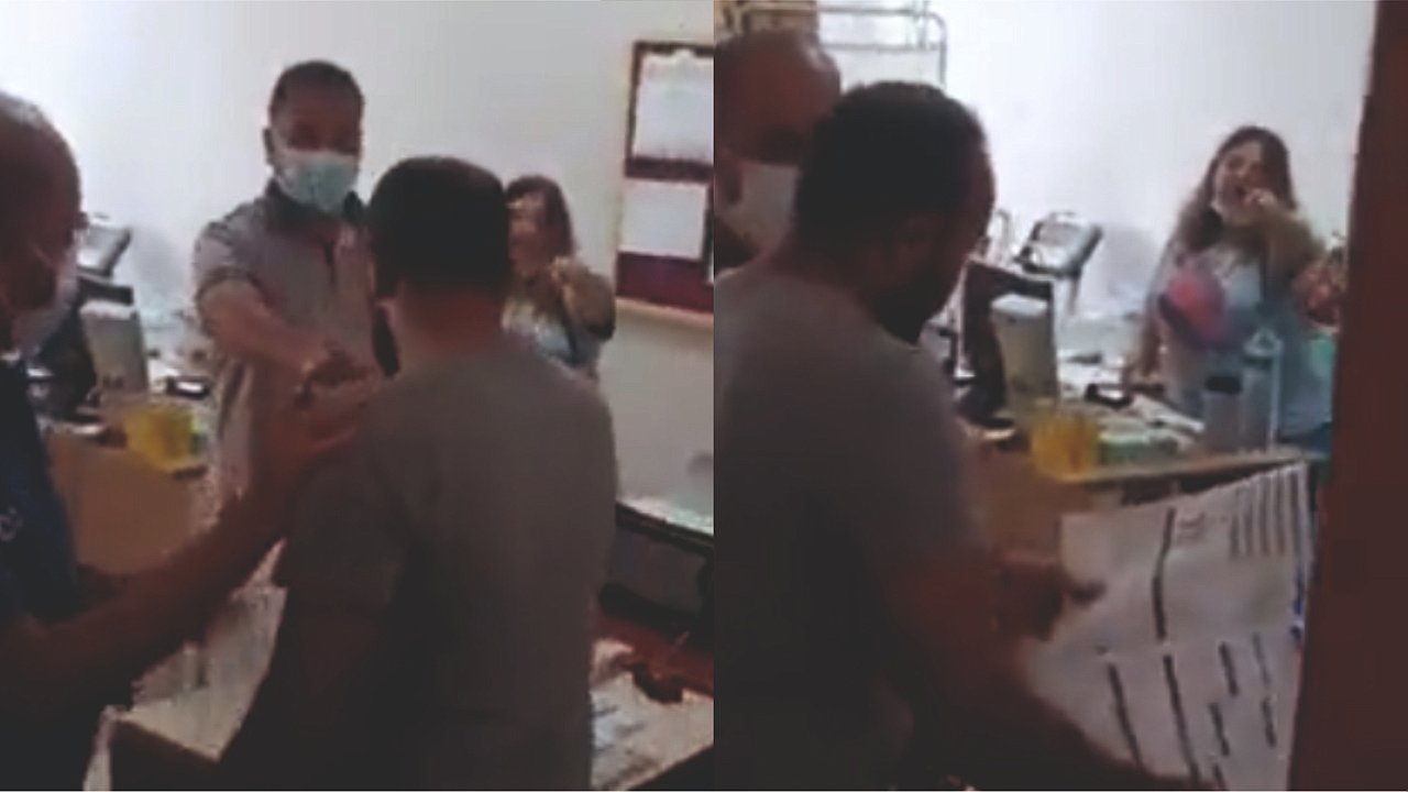 Hakaretler havada uçuştu