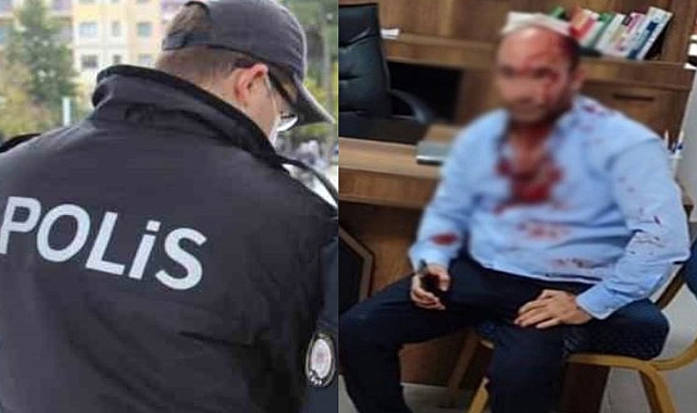 Polis, okul müdürünü darbeden kişiyi arıyor !