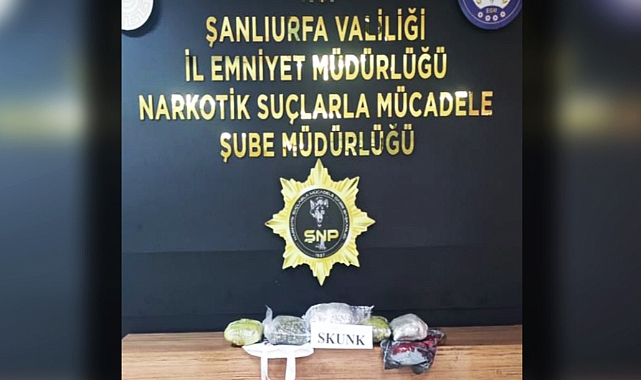 Urfa Emniyeti'nden uyuşturucu operasyonu: 3 gözaltı
