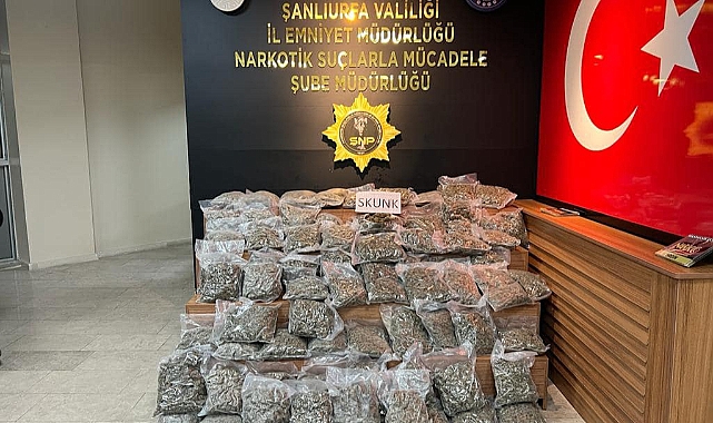 Urfa'da 46 kg uyuşturucu ele geçirildi
