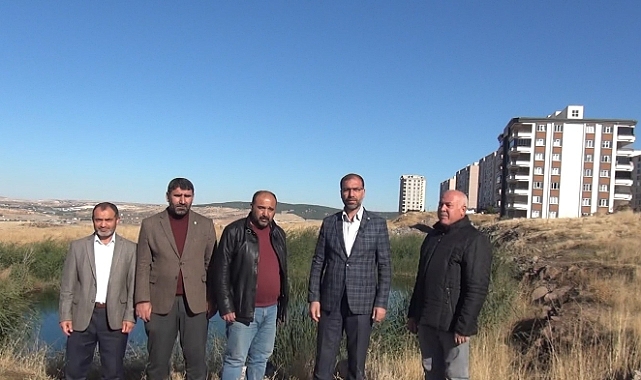 Karaköprü'deki atık su sorununa dikkat çektiler
