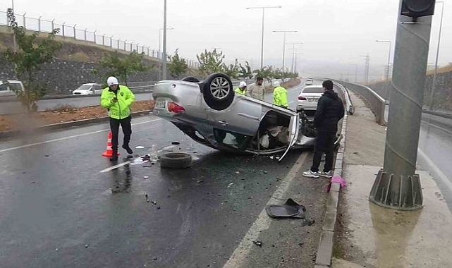 Kuzey Batı Çevre Yolu'nda kaza