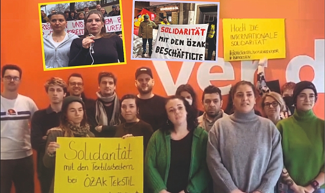 ÖZAK işçilerine Avrupa'dan destek yağıyor
