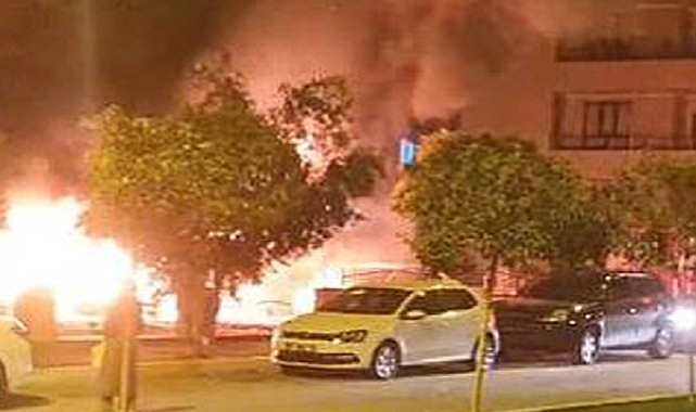 Urfa'da korkutan yangın
