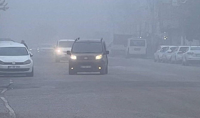 Urfa'da sis görüş mesafesini düşürdü