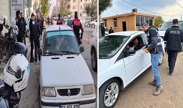 Urfa Emniyeti, sahayı boş bırakmıyor