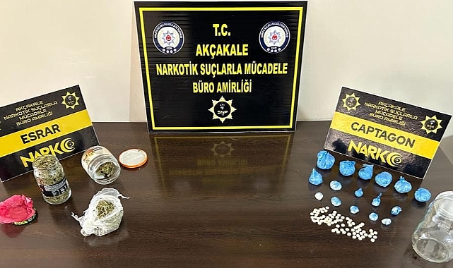Akçakale'de uyuşturucu operasyonu