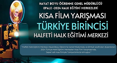 Halfeti 'Sepet' ile birinci oldu