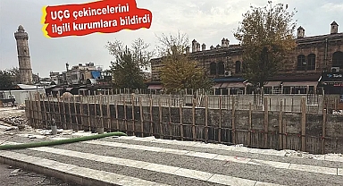 Gümrük hanı silüeti WC'nin gölgesinde kalmasın
