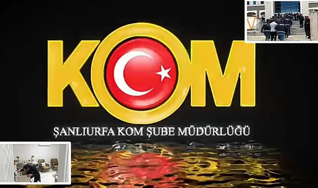 Şanlıurfa'da Organize Suç Operasyonu: 7 Tutuklama