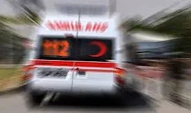 Şarampole Yuvarlanan Tır Alev Aldı