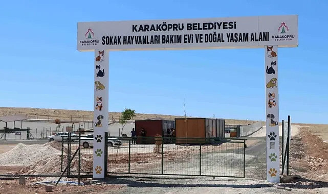 Karaköprü’de sokak hayvanları için bakımevi ve doğal yaşam alanı oluşturuldu(VİDEO)
