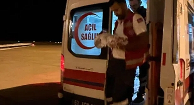 Uçak ambulans Melek Bebek için havalandı