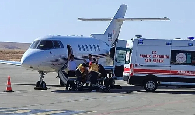 Ağır yaralanan Elifsu için ambulans uçak havalandı