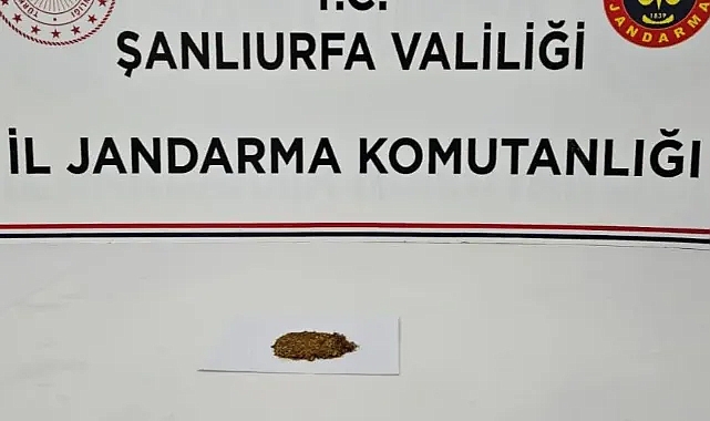 Şanlıurfa’da durdurulan bir araçta uyuşturucu ele geçirildi