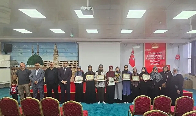 Haliliye’de 46 öğrenci icazet aldı