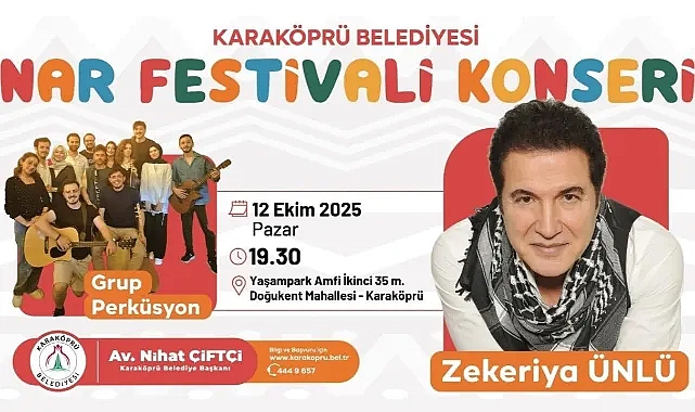 Karaköprü’de nar festivali coşkusu başlıyor