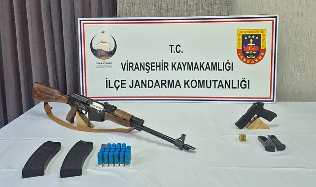 Şanlıurfa’da jandarmadan silah operasyonu