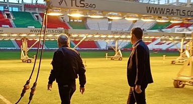 Amedspor sahasına ultraviyole takviyesi