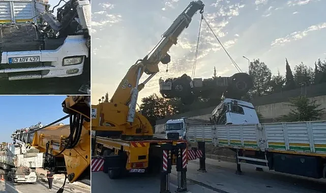 Şanlıurfalı TIR sürücüsü Hatay’da ölümden döndü
