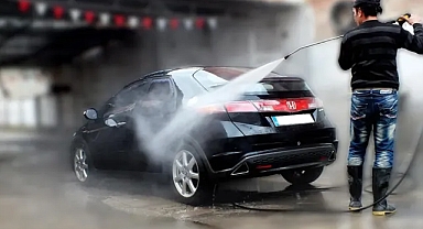 Toz bulutu Oto Yıkamacılara yaradı