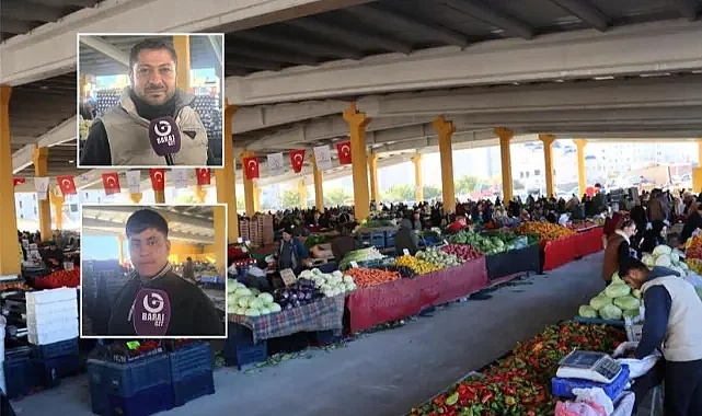 Karaköprü’de pazar esnafı fiyatları yorumladı