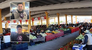 Karaköprü’de pazar esnafı fiyatları yorumladı