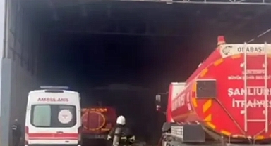 Şanlıurfa’da bir fabrikada yangın