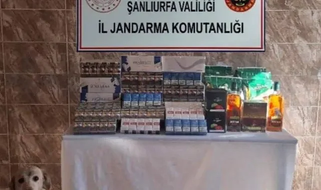 Şanlıurfa’da tütün ve alkol kaçakçılarına operasyon