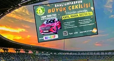 Şanlıurfaspor'da çekiliş heyecanı