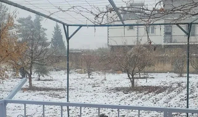 Şanlıurfa’da kar yağışı başladı