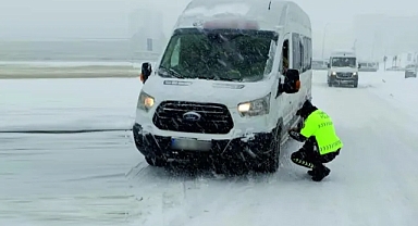 Şanlıurfa'da kış lastiği denetimleri sıklaştırıldı