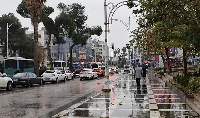 Şanlıurfa'da sağanak yağış etkili oluyor