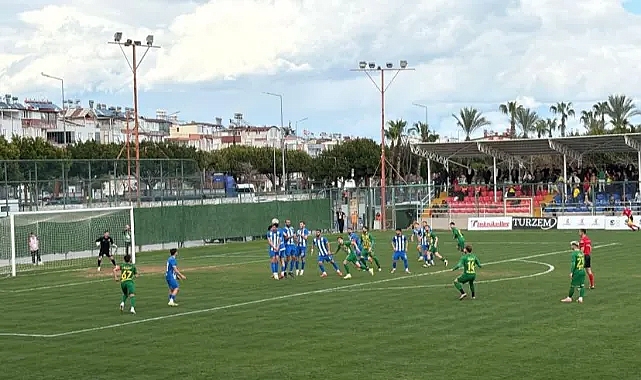 Kepez'de 2 gol ve 1 kırmızı kart var