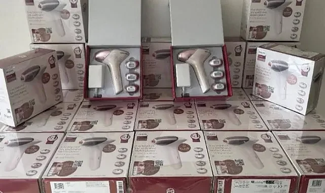 Şanlıurfa’da 40 epilasyon cihazı ele geçirildi