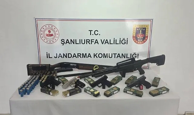 Şanlıurfa’da silah operasyonu
