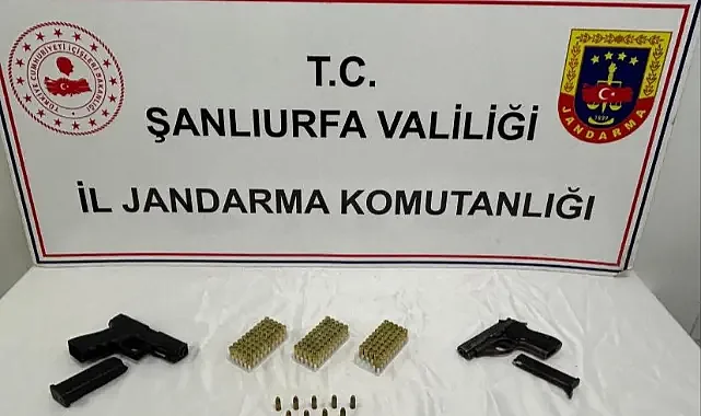 Bozova ve Ceylanpınar'da silah operasyonu