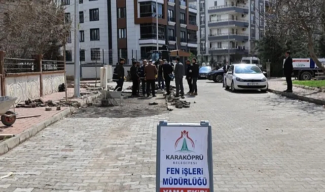 Karaköprü’de yollar yenileniyor