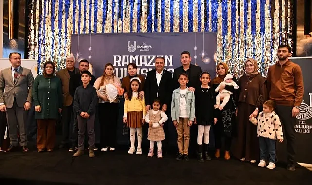 Koruyucu aileleri iftarda ağırladılar