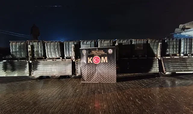 Şanlıurfa'da akaryakıt kaçakçılarına operasyon: 2 gözaltı