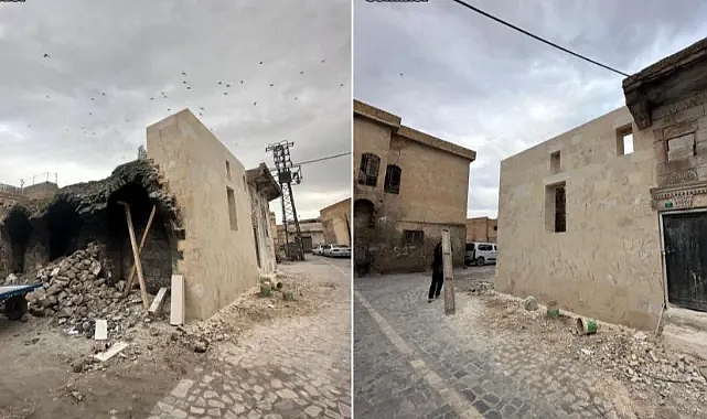 Şanlıurfa’da deprem sonrası tarihi sokaklar yenileniyor