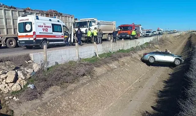Şanlıurfa’da kamyon ile otomobil çarpıştı: 1 ölü